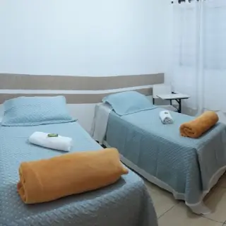 Hospedaria Ipiranga - Acomodações individuais duplas